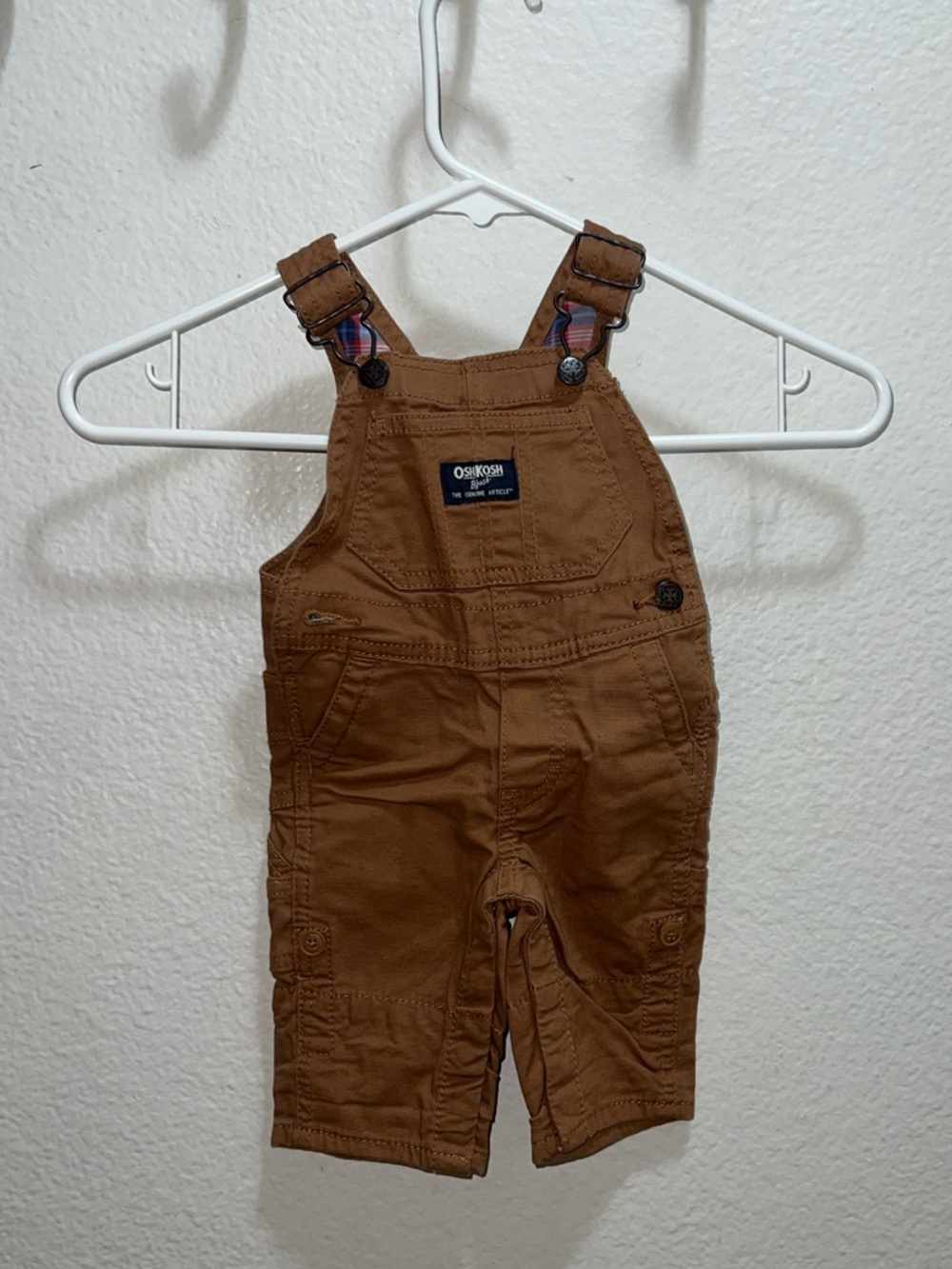 OshKosh B'gosh Caramel Brown Toddler Overalls